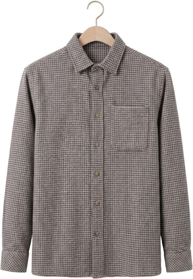 DSTREZZED Heren Overshirts Ds_mateja Shirt Taupe - Foto 4