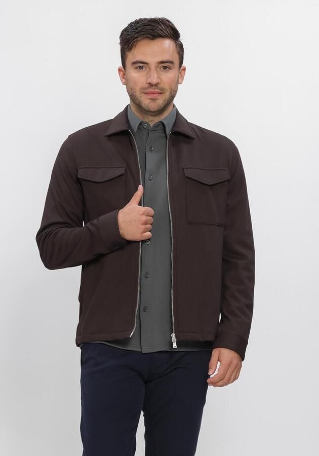 DSTREZZED Heren Overshirts Ds_pike Overshirt Bruin