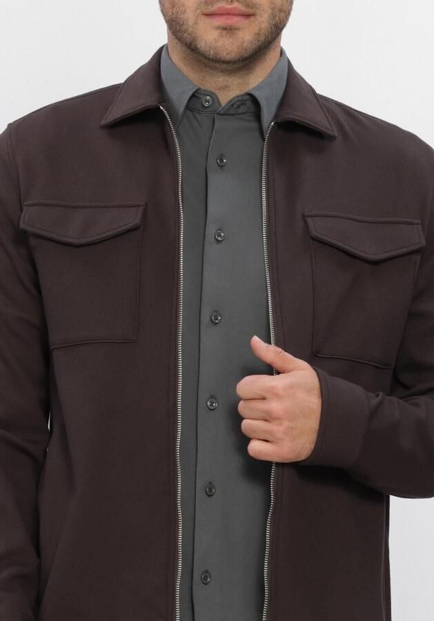 DSTREZZED Heren Overshirts Ds_pike Overshirt Bruin - Foto 4