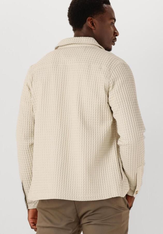 DSTREZZED Heren Overshirts Lino Fw Overshirt Ecru - Foto 3
