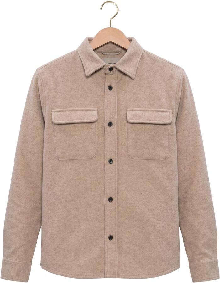 DSTREZZED Heren Overshirts Ulrik Overshirt Beige - Foto 2