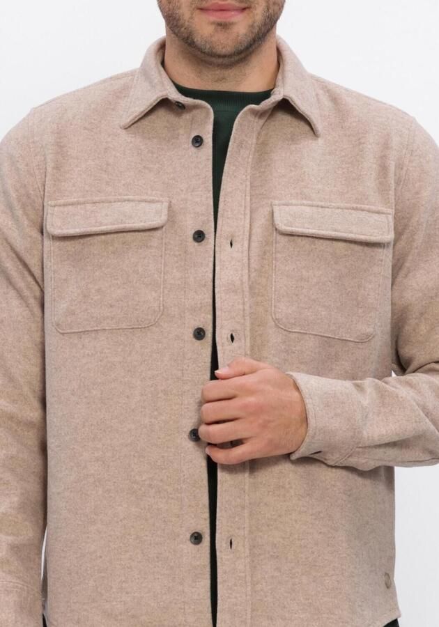 DSTREZZED Heren Overshirts Ulrik Overshirt Beige - Foto 4