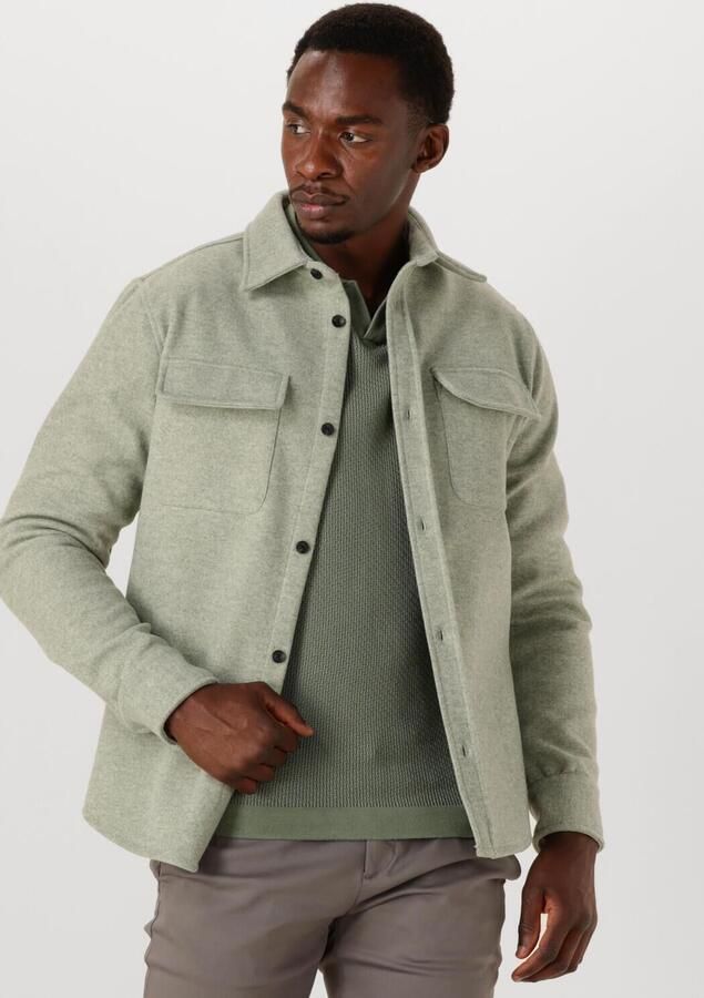 DSTREZZED Heren Overshirts Ulrik Overshirt Groen - Foto 4