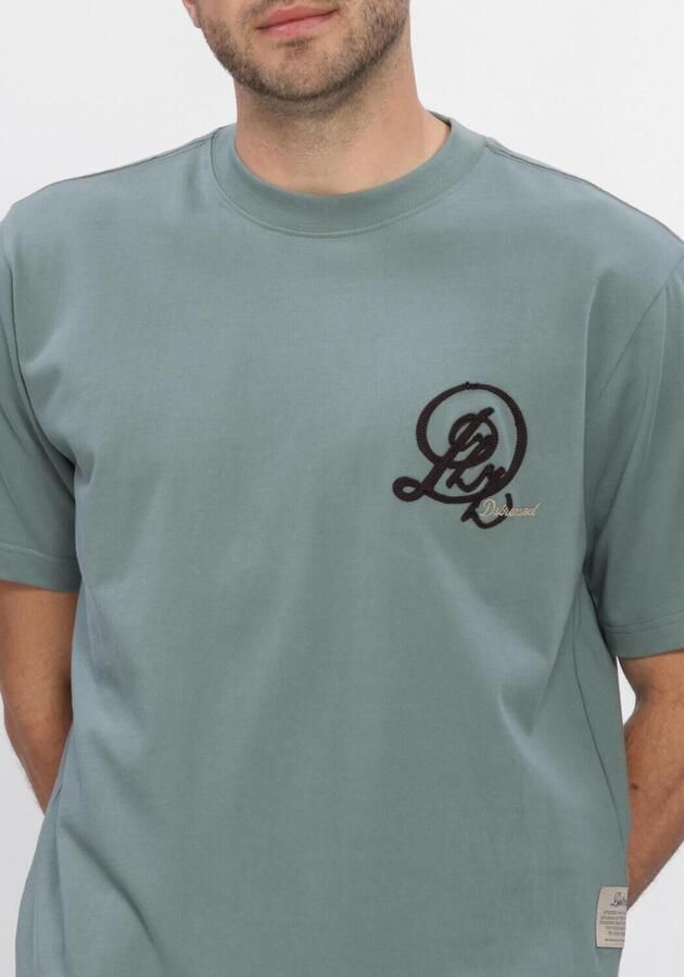 DSTREZZED Heren Polo's & T-shirts Collin Artwork Tee Groen - Foto 4