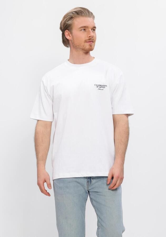 DSTREZZED Heren Polo's & T-shirts Collin Artwork Tee Wit - Foto 2