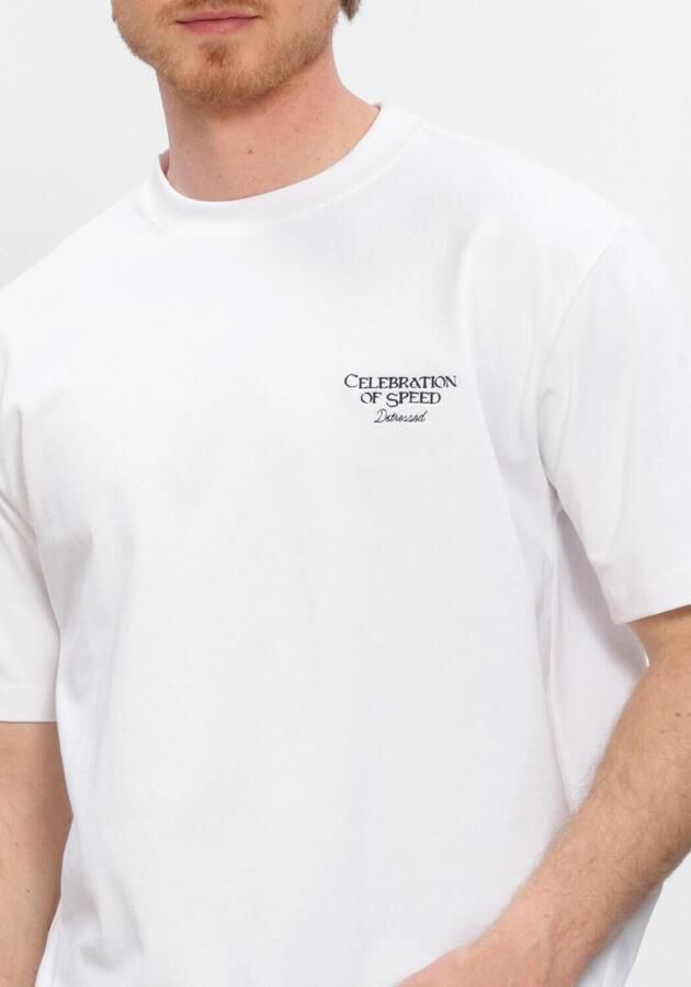 DSTREZZED Heren Polo's & T-shirts Collin Artwork Tee Wit - Foto 3