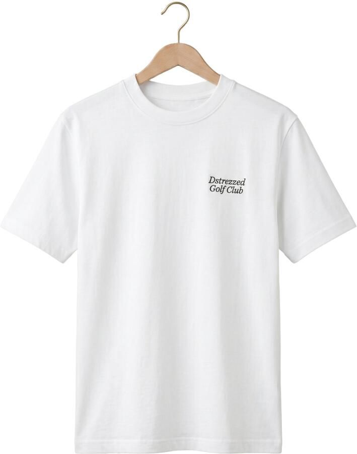 DSTREZZED Heren Polo's & T-shirts Collin Artwork Tee Wit - Foto 2