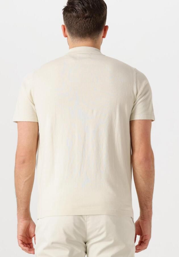 DSTREZZED Heren Polo's & T-shirts Dorian Zip Polo Creme - Foto 2