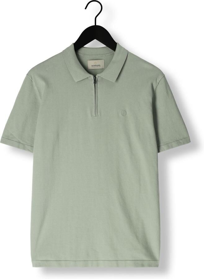 DSTREZZED Heren Polo's & T-shirts Dorian Zip Polo Groen