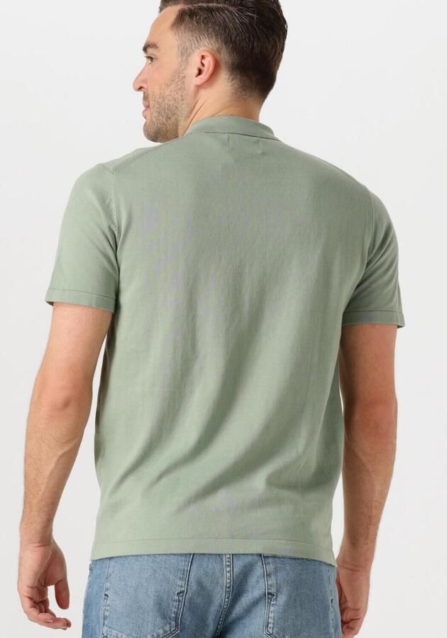 DSTREZZED Heren Polo's & T-shirts Dorian Zip Polo Groen - Foto 2