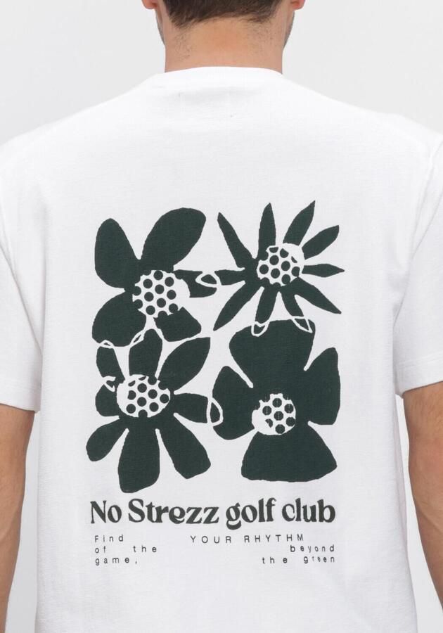 DSTREZZED Heren Polo's & T-shirts Ds_lasse Artwork Tee Wit - Foto 4