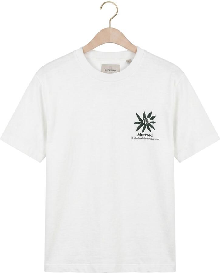 DSTREZZED Heren Polo's & T-shirts Ds_lasse Artwork Tee Wit - Foto 2