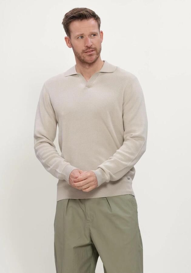 DSTREZZED Heren Polo's & T-shirts Ds_saha Knit Beige