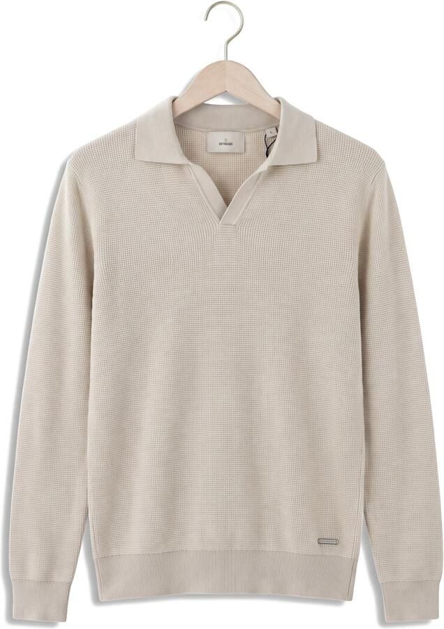 DSTREZZED Heren Polo's & T-shirts Ds_saha Knit Beige - Foto 2