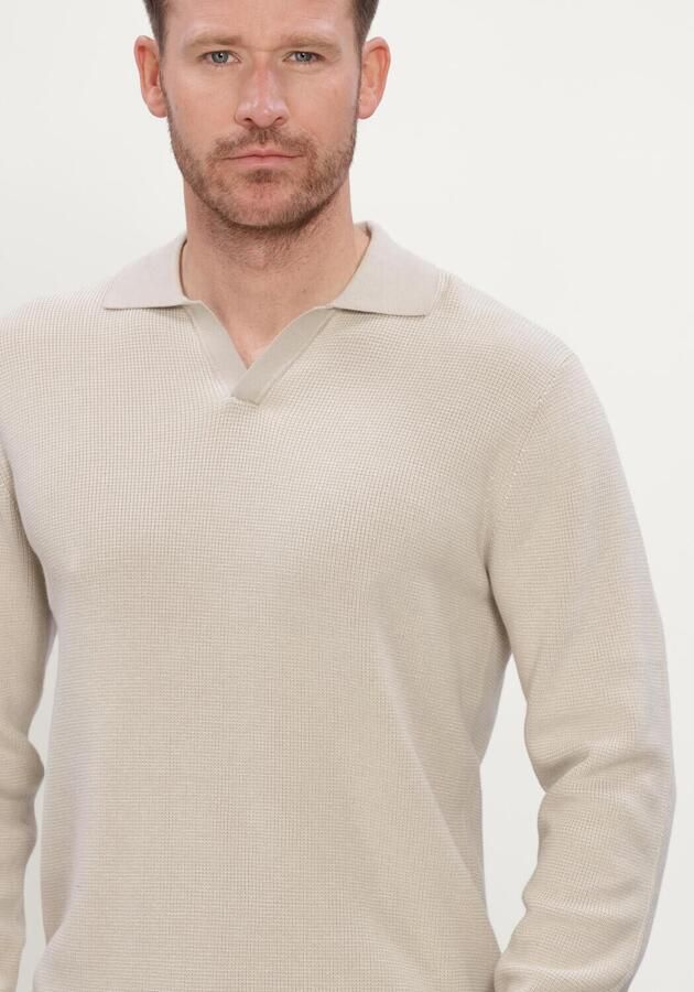 DSTREZZED Heren Polo's & T-shirts Ds_saha Knit Beige - Foto 4