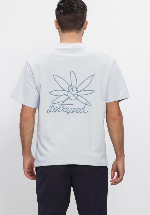 DSTREZZED Heren Polo's & T-shirts Lasse Graphic Tee Lichtblauw - Foto 3