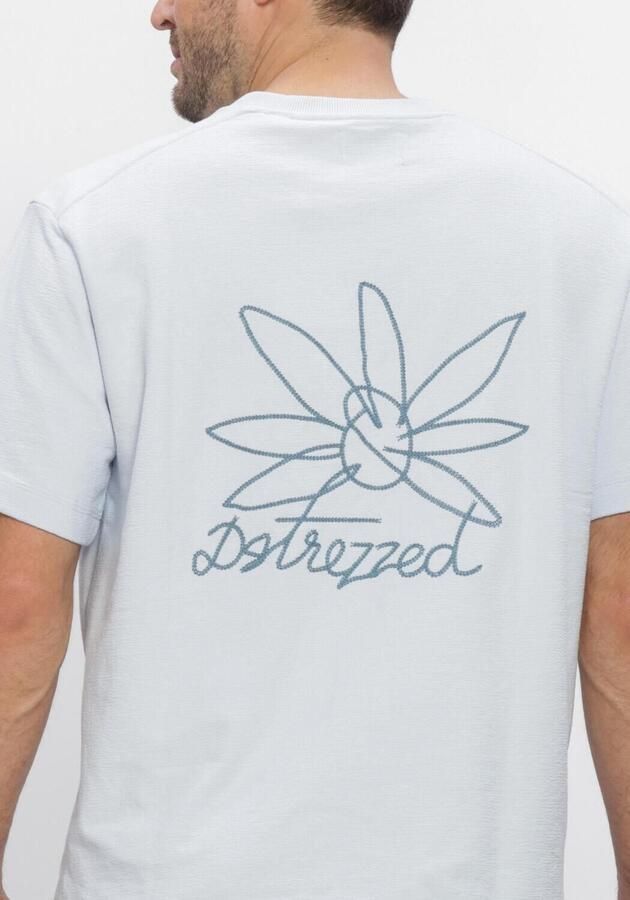 DSTREZZED Heren Polo's & T-shirts Lasse Graphic Tee Lichtblauw - Foto 4