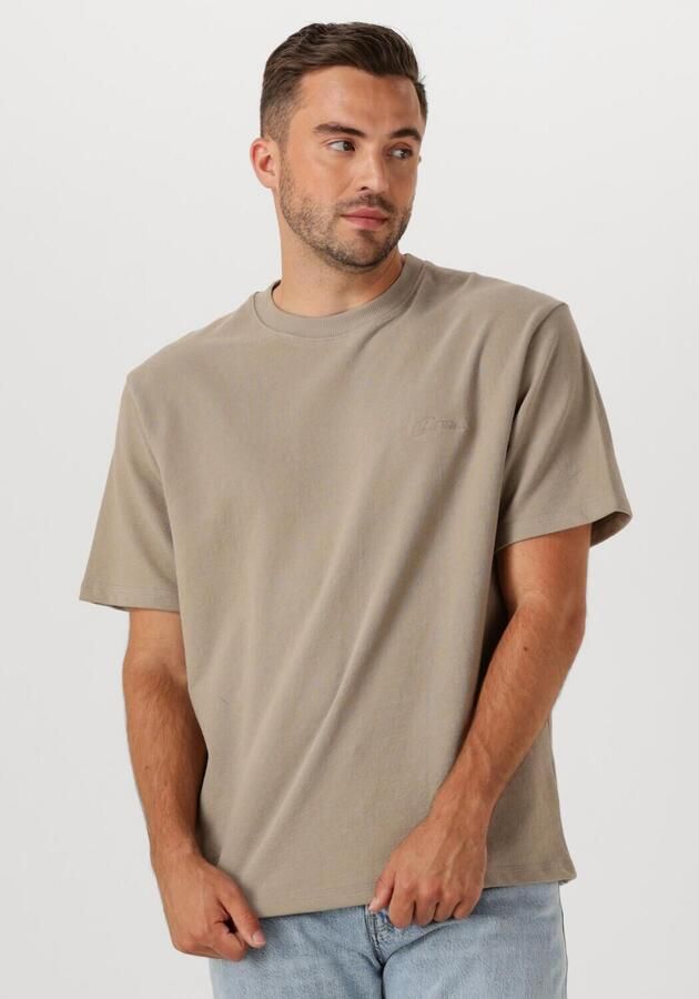 DSTREZZED Heren Polo's & T-shirts Lasse Tee Taupe - Foto 4