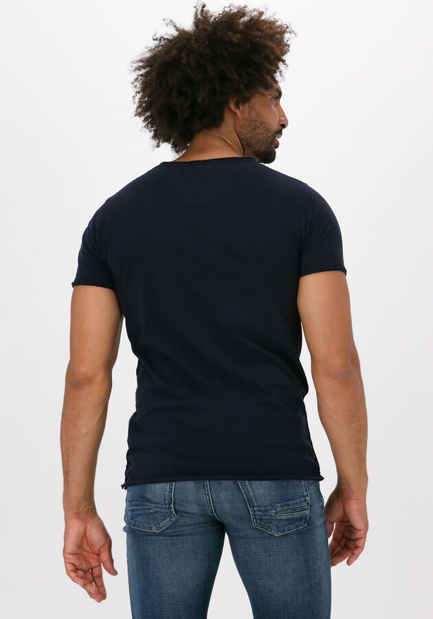 DSTREZZED Heren Polo's & T-shirts Mc. Queen Basic Tee Organic Slub Jersey Donkerblauw - Foto 2
