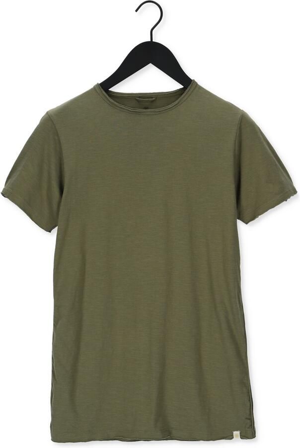 DSTREZZED Heren Polo's & T-shirts Mc. Queen Basic Tee Organic Slub Jersey Donkergroen - Foto 3