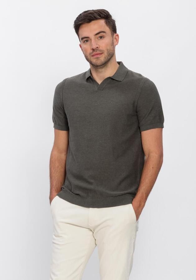 DSTREZZED Heren Polo's & T-shirts Mercury Short Sleeve Polo Donkergroen