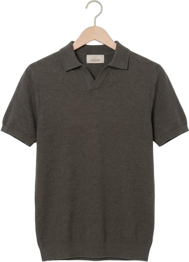 DSTREZZED Heren Polo's & T-shirts Mercury Short Sleeve Polo Donkergroen - Foto 2