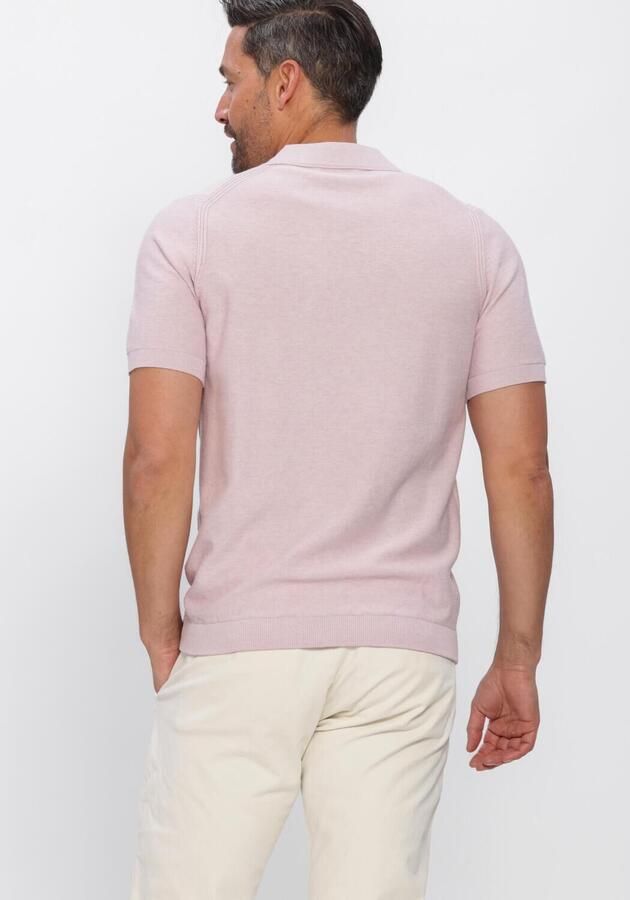 DSTREZZED Heren Polo's & T-shirts Mercury Short Sleeve Polo Lichtroze - Foto 3