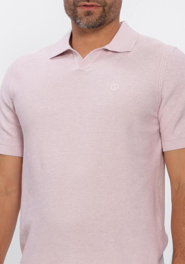 DSTREZZED Heren Polo's & T-shirts Mercury Short Sleeve Polo Lichtroze - Foto 4