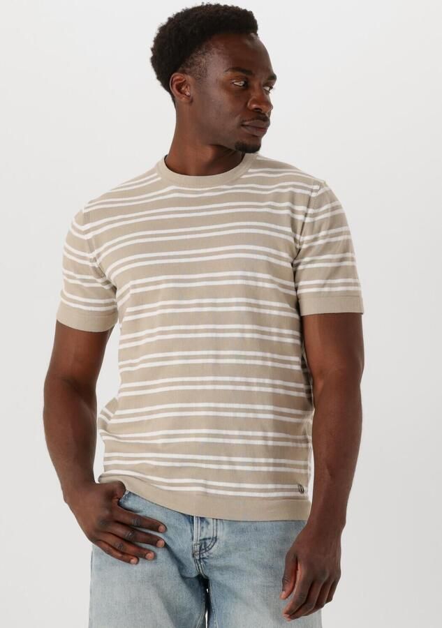 DSTREZZED Heren Polo's & T-shirts Nereo Tee Beige - Foto 4