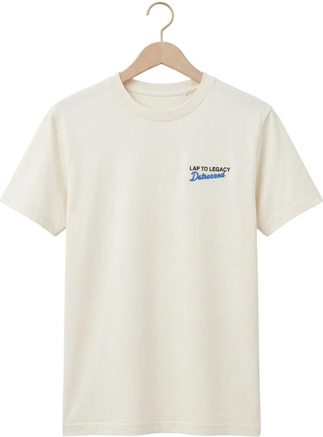 DSTREZZED Heren Polo's & T-shirts Nickolas Tee Ecru - Foto 2