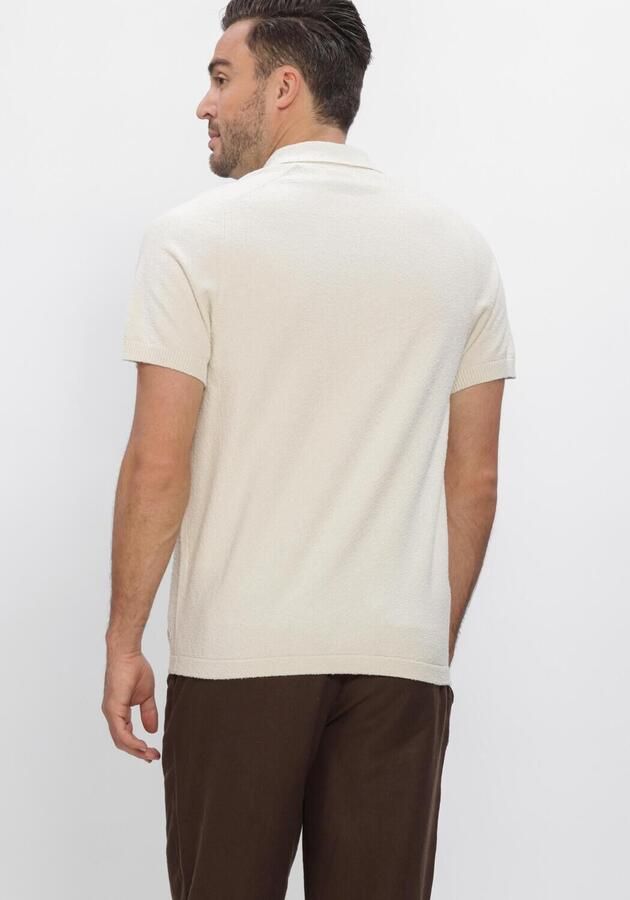 DSTREZZED Heren Polo's & T-shirts Pettar Polo Ecru - Foto 3