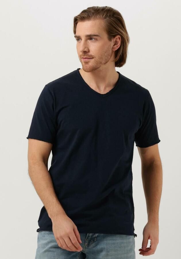 DSTREZZED Heren Polo's & T-shirts Stewart Organic Slub Jersey Donkerblauw - Foto 4