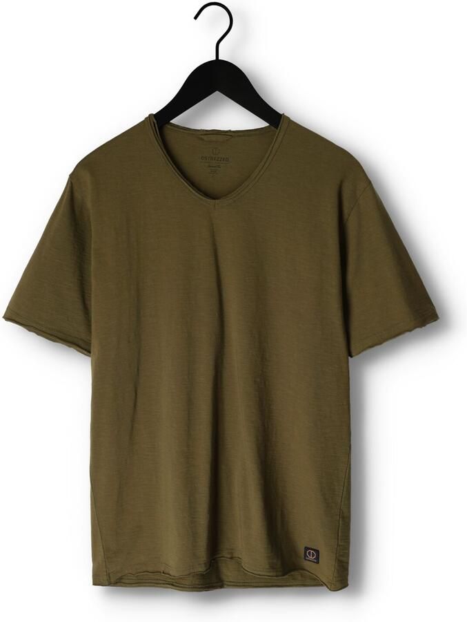 DSTREZZED Heren Polo's & T-shirts Stewart Organic Slub Jersey Groen