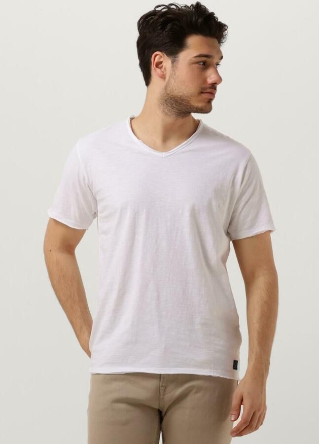 DSTREZZED Heren Polo's & T-shirts Stewart Organic Slub Jersey Wit - Foto 4