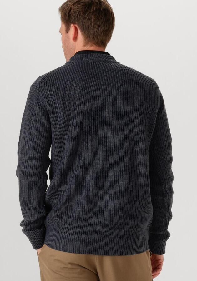 DSTREZZED Heren Truien & Vesten Crew Ribknit Donkerblauw