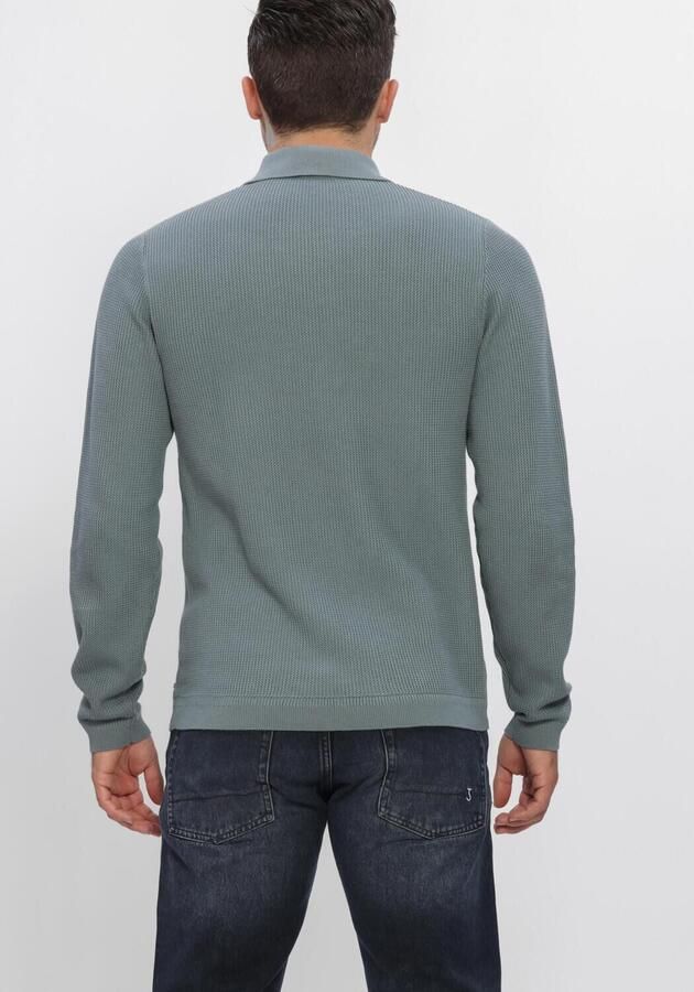 DSTREZZED Heren Truien & Vesten Ds_kostas Zip Polo Blauw - Foto 4