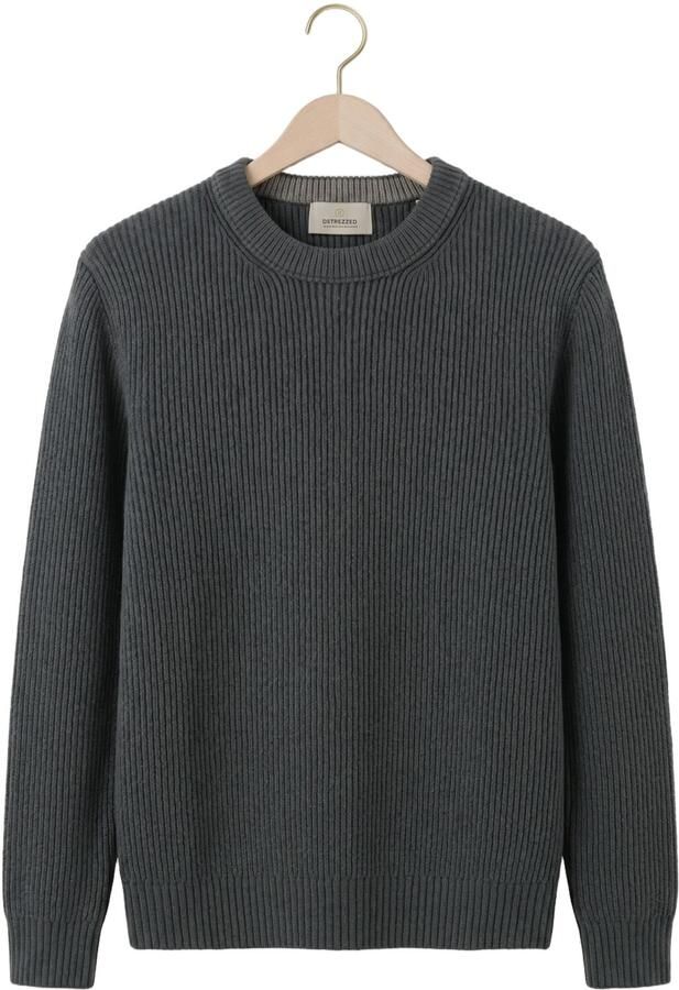 DSTREZZED Heren Truien & Vesten Ds_levi Crewneck Donkergroen - Foto 4