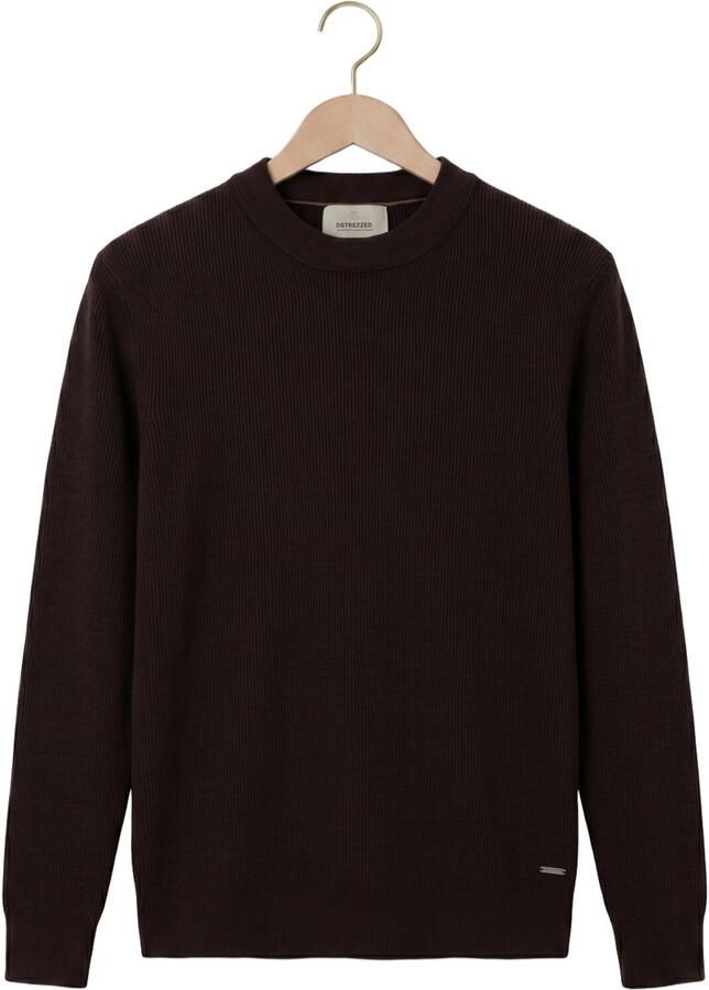 DSTREZZED Heren Truien & Vesten Ds_oscar Rib Mockneck Bruin - Foto 2