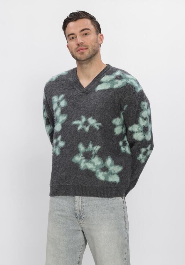 DSTREZZED Heren Truien & Vesten Ds_sam V-neck Donkergrijs
