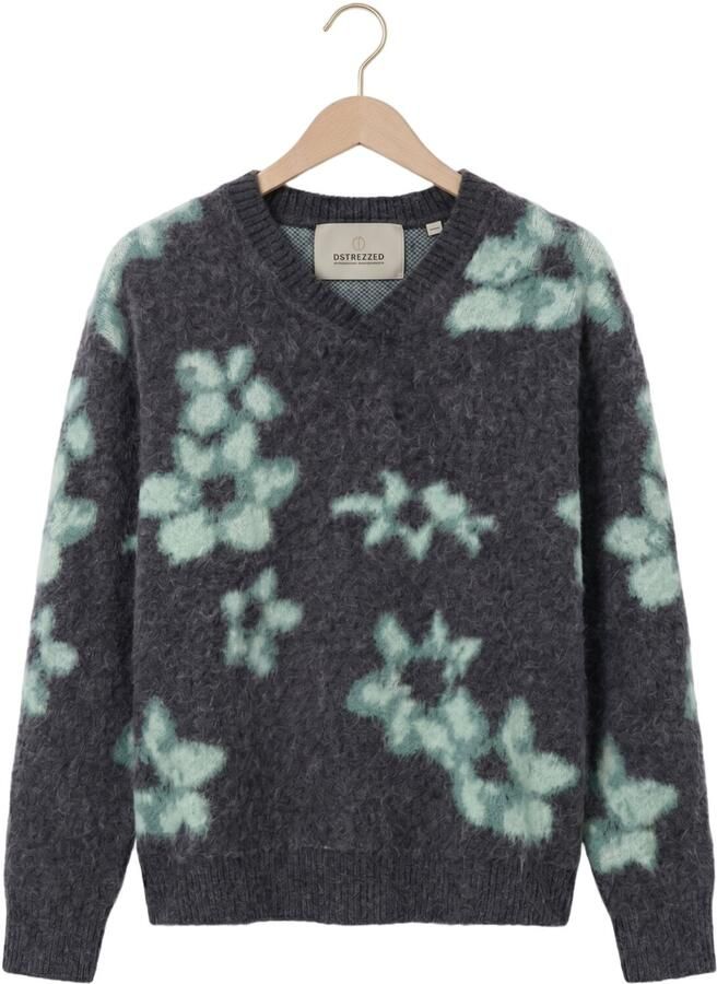 DSTREZZED Heren Truien & Vesten Ds_sam V-neck Donkergrijs - Foto 2