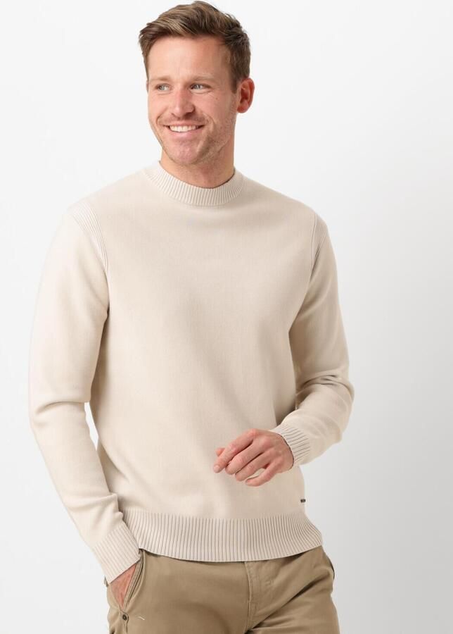 Dstrezzed Beige Mock Neck Trui voor Heren Beige Heren - Foto 4