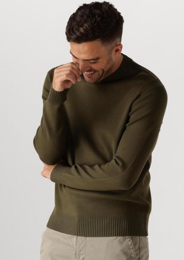 DSTREZZED Heren Truien & Vesten Fell Mock Neck Groen - Foto 4