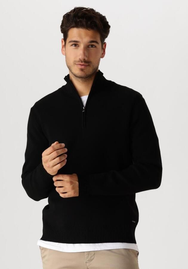 Dstrezzed Zwarte Half Zip Sweater Fell Skipper Black Heren - Foto 4