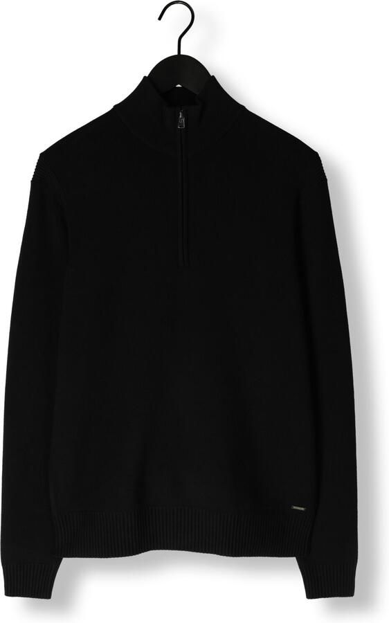 Dstrezzed Zwarte Half Zip Sweater Fell Skipper Black Heren - Foto 3