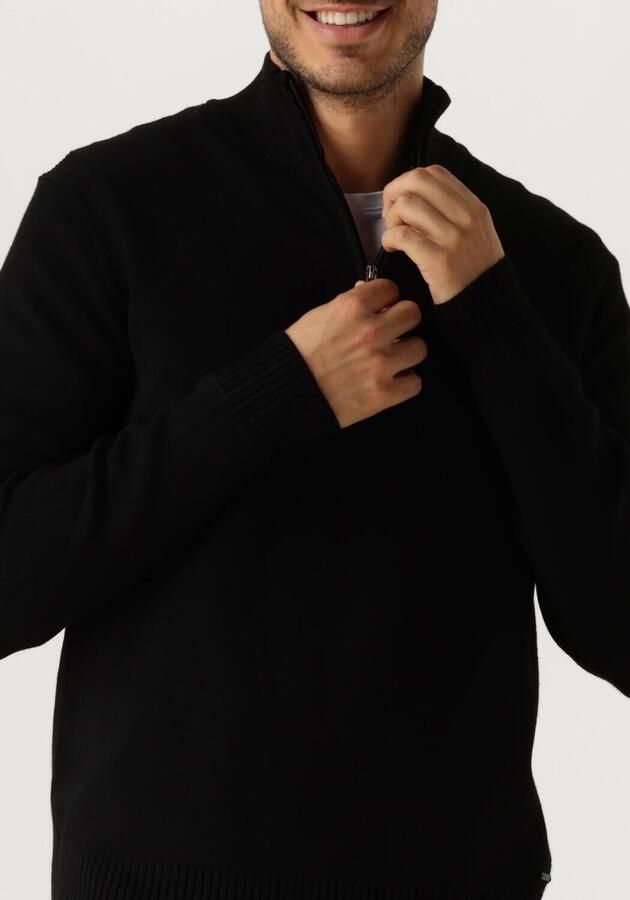 Dstrezzed Zwarte Half Zip Sweater Fell Skipper Black Heren - Foto 2