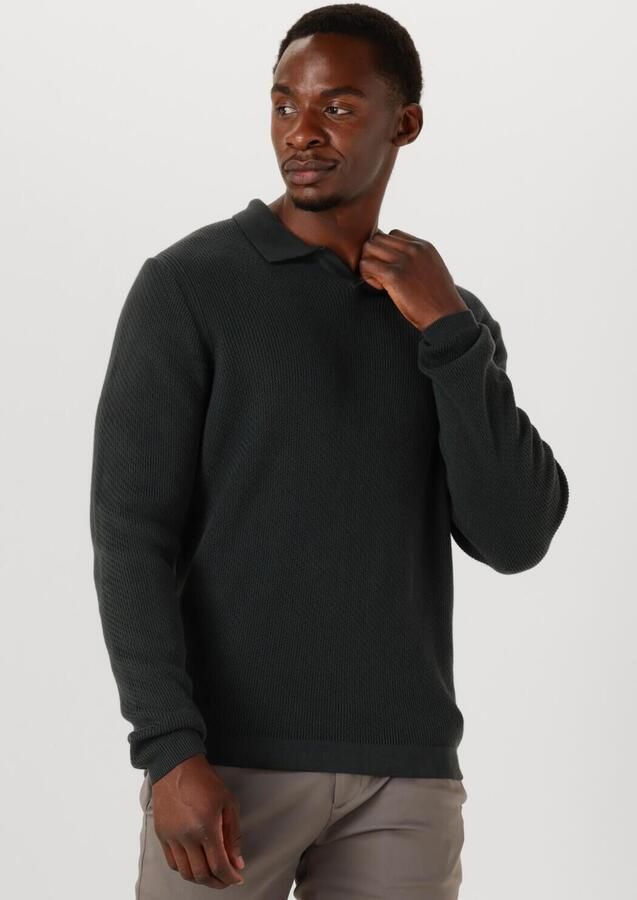 DSTREZZED Heren Truien & Vesten Kostas Longsleeve Polo Donkergroen - Foto 4