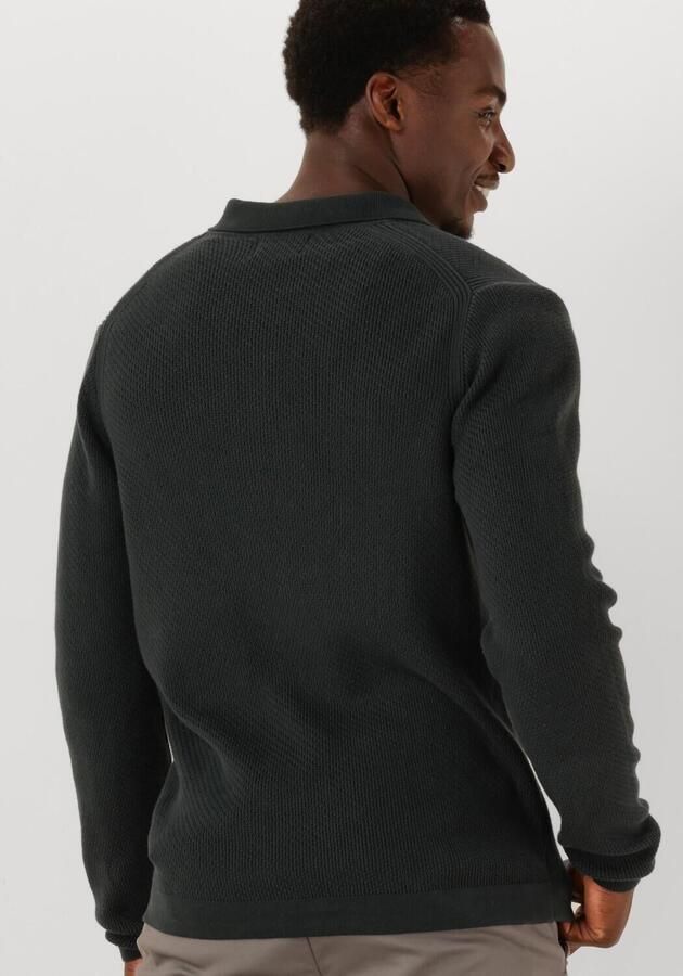 DSTREZZED Heren Truien & Vesten Kostas Longsleeve Polo Donkergroen