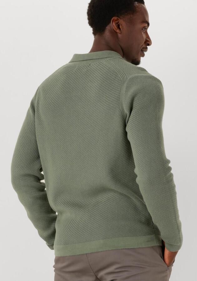 DSTREZZED Heren Truien & Vesten Kostas Longsleeve Polo Olijf