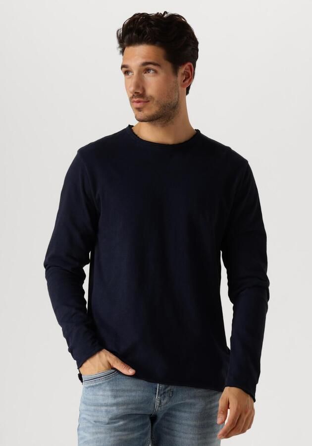 DSTREZZED Heren Truien & Vesten Newman Crew Donkerblauw - Foto 4