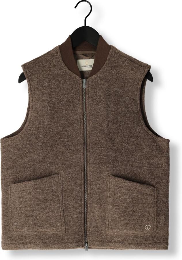 DSTREZZED Heren Truien & Vesten Nils Gilet Bruin